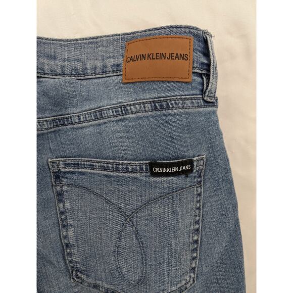 Calvin Klein‎ Skinny Jeans 8 Ice Blue High Rise Ankle Stretch Casual Everyday - Picture 4 of 10